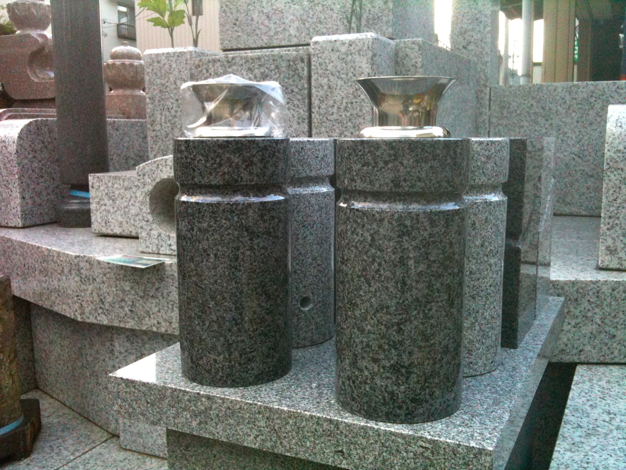 GO-558】御影石 花崗岩 丸 球 インテリア 置物